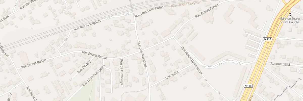Plan du 35 Rue Ernest Renan à Sèvres