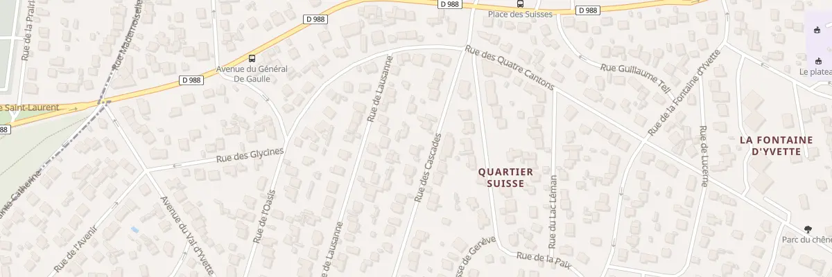Plan du 14 Rue des Cascades à Villebon-sur-Yvette