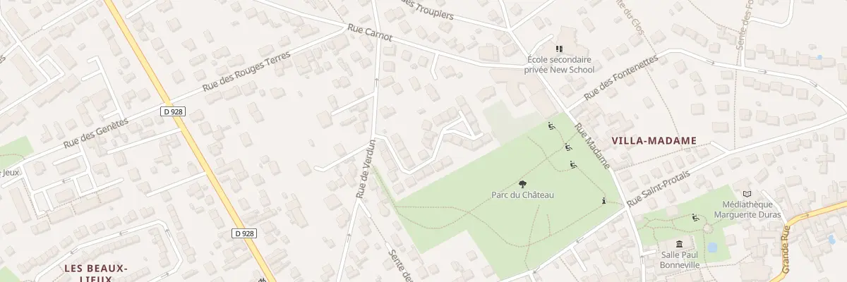 Plan du 25 All de la Grille du Parc à Bessancourt
