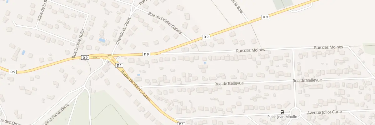 Plan du 10 Rue des Moines à Mériel