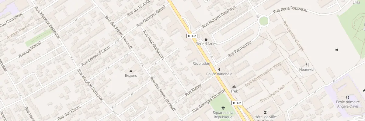 Plan du 3 Rue Forestier à Bezons