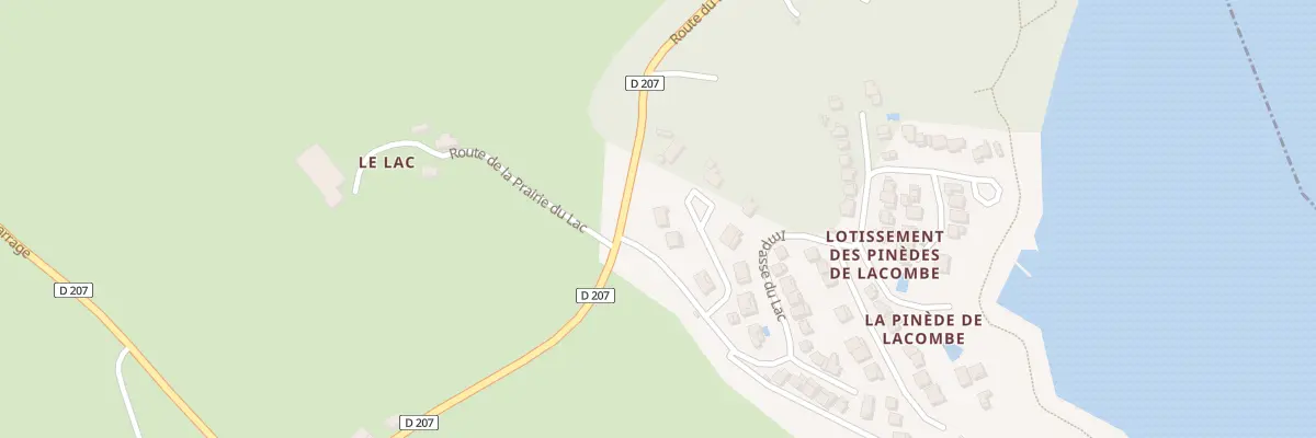 Plan du 3 Lot de Lacombe à Saint-Gérons