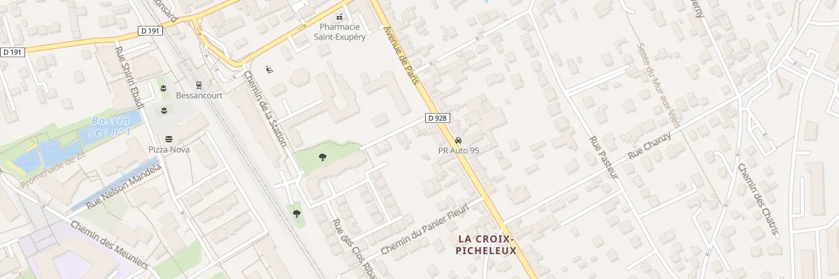 Plan du 8 Av de Paris à Bessancourt