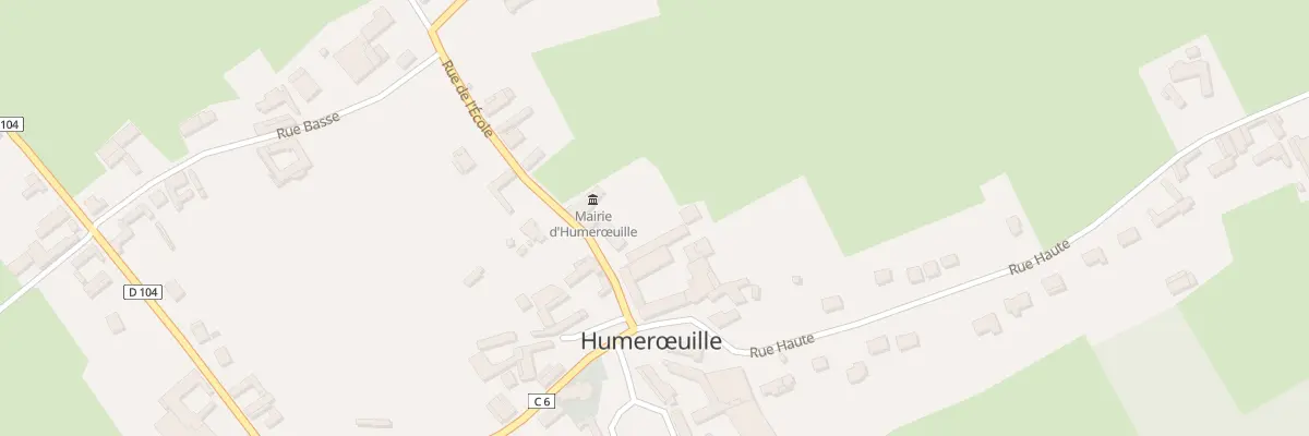 Plan du 2 Rue de l’École à Humerœuille