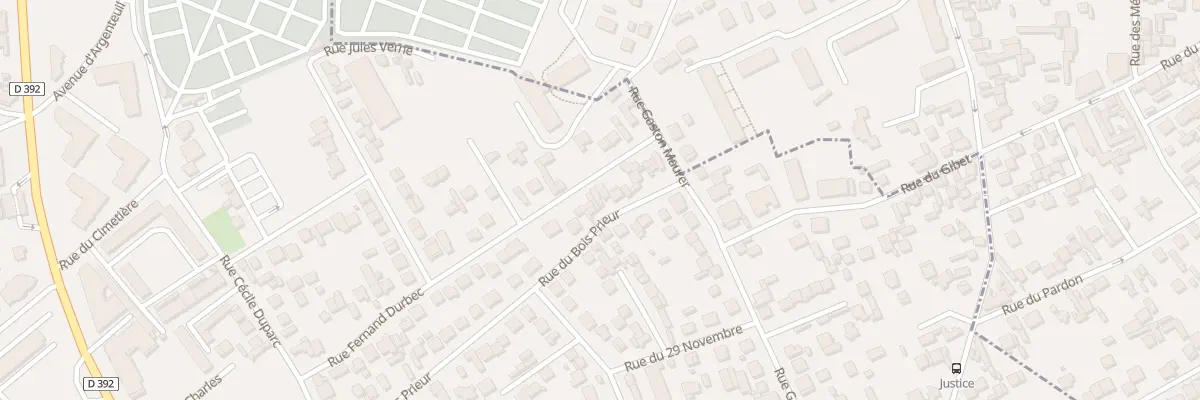 Plan du 11B Rue Fernand Durbec à Bezons