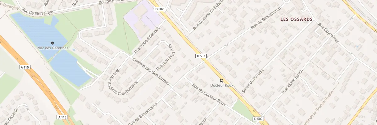 Plan du 80 Rue de Beauchamp à Taverny