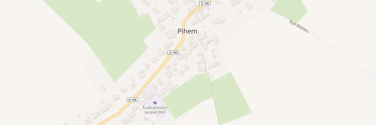 Plan du 92B Rue Principale à Pihem