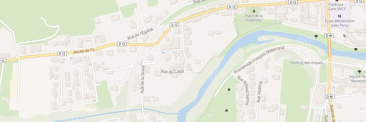 Plan du 1003 Rue du Cazal à Espéraza