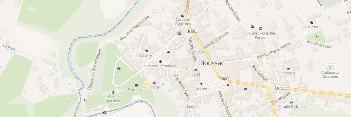 Plan du 4 Pl Gambetta à Boussac