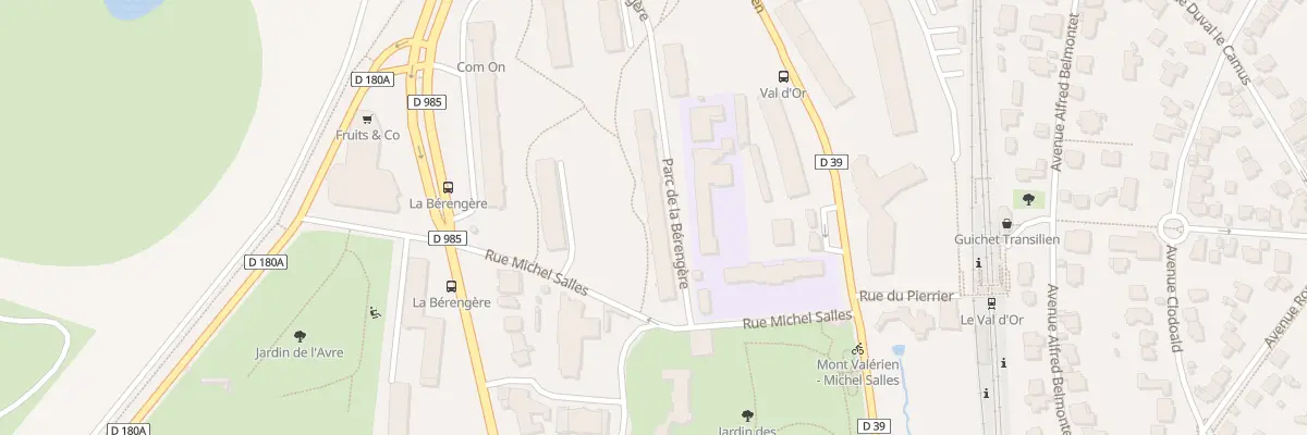 Plan du 39 Rue du Mont Valérien à Saint-Cloud