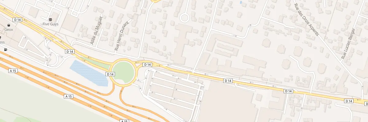 Plan du 270 Rue du Gal Leclerc à Franconville