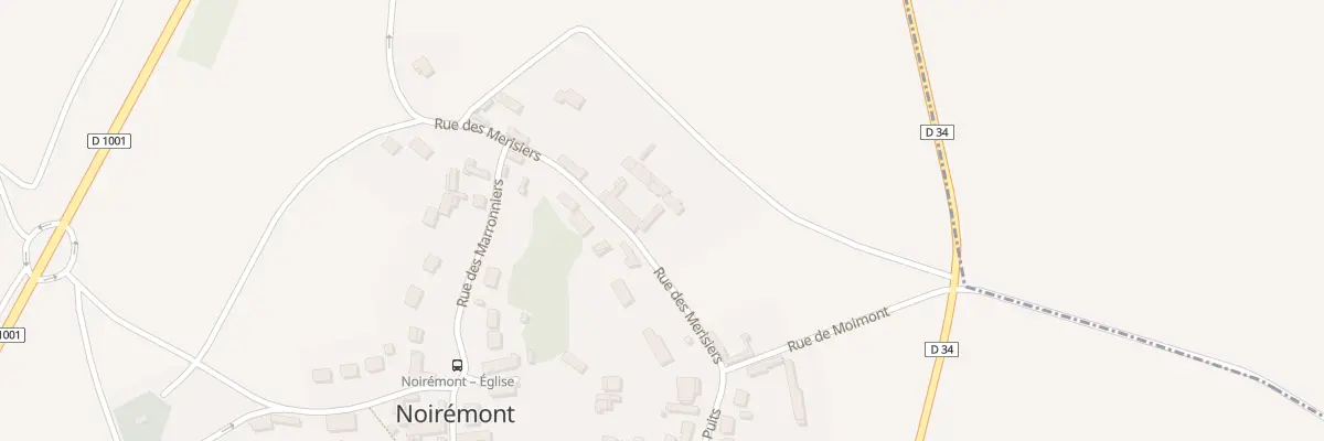 Plan du 110 Rue des Merisiers à Noirémont