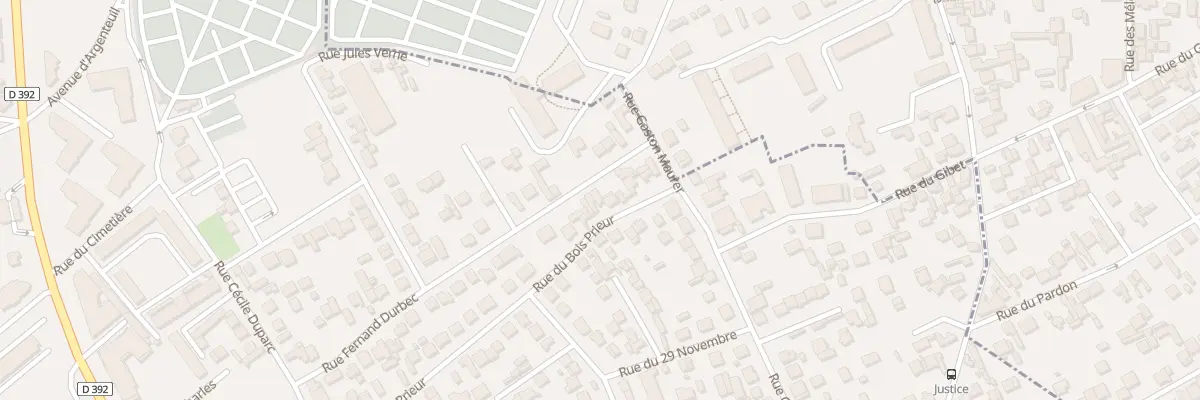 Plan du 11 Rue Fernand Durbec à Bezons
