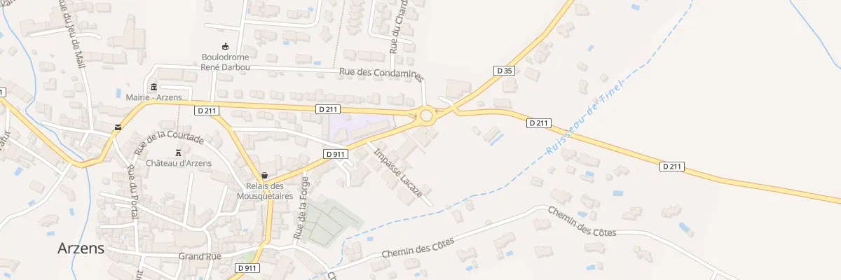 Plan du 18 Rue des Ecoles à Arzens