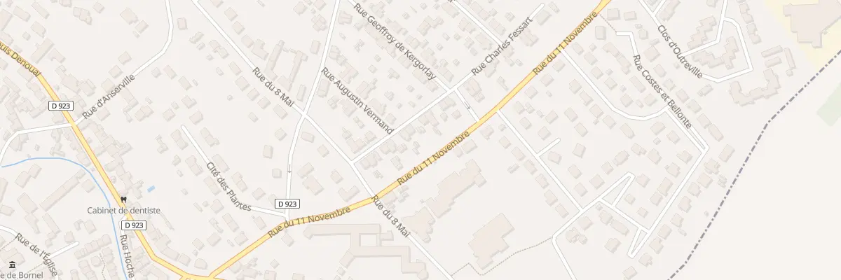 Plan du 12 Rue Charles Fessart à Bornel