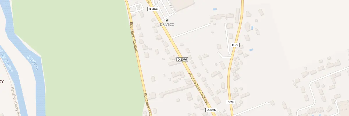 Plan du 121 Av Jean Chatelet à Mehun-sur-Yèvre