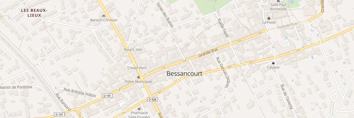 Plan du 15 Gr Grande Rue à Bessancourt