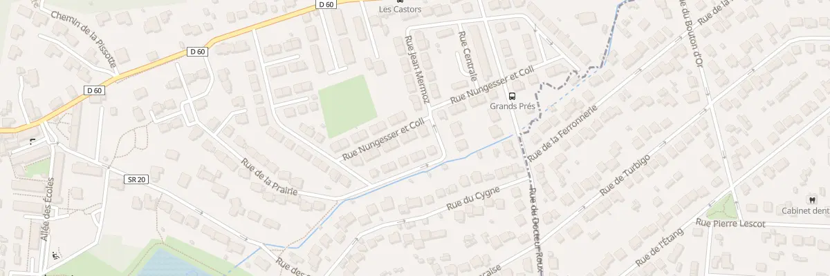 Plan du 14 Rue Nungesser et Coli à Vauhallan