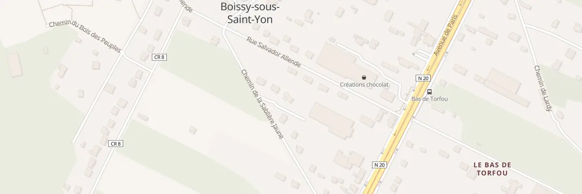 Plan du 3 All de la Sablière Jaune à Boissy-sous-Saint-Yon