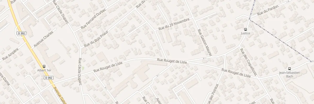 Plan du 66 Rue Rouget de Lisle à Bezons