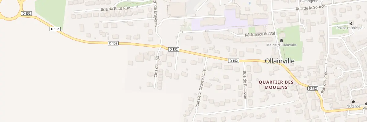 Plan du 1 Rte de Bruyères à Ollainville