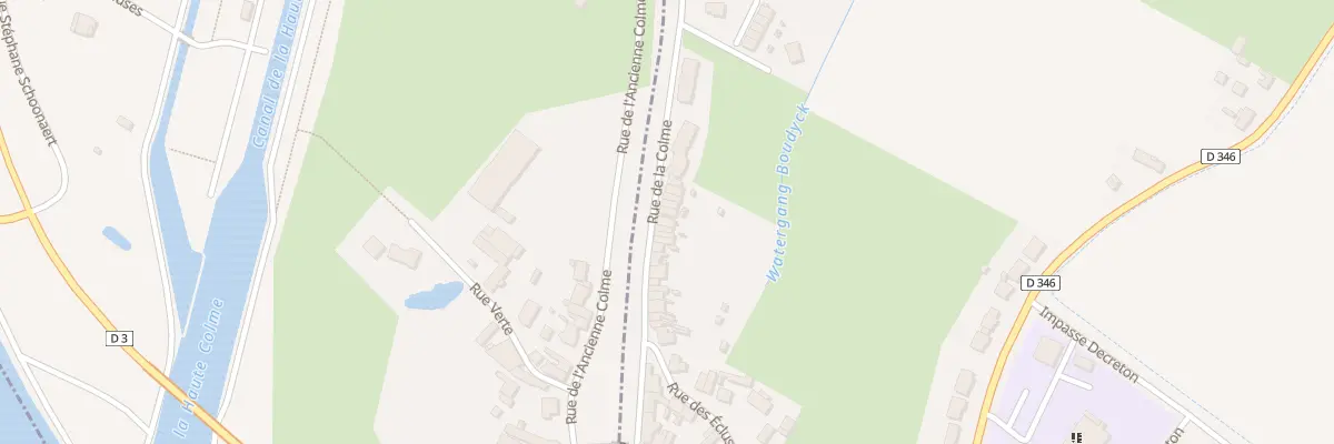 Plan du 86 Rue de la Colme à Watten