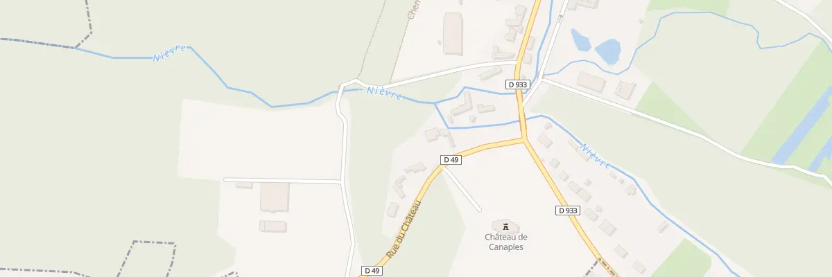 Plan du 88 Rue du Chateau à Canaples
