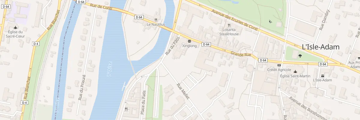 Plan du 1A Rue Mellet à L’Isle-Adam