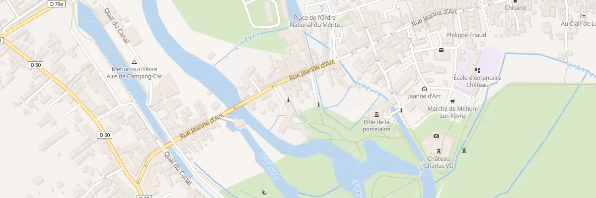 Plan du 50 Rue Jeanne d’Arc à Mehun-sur-Yèvre