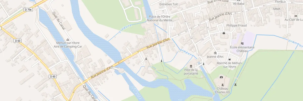 Plan du 52A Rue Jeanne d’Arc à Mehun-sur-Yèvre