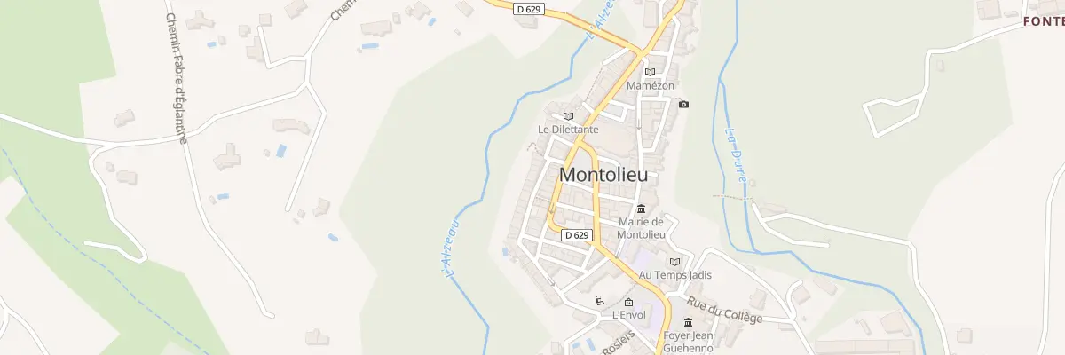 Plan du 35 Rue des Remparts à Montolieu