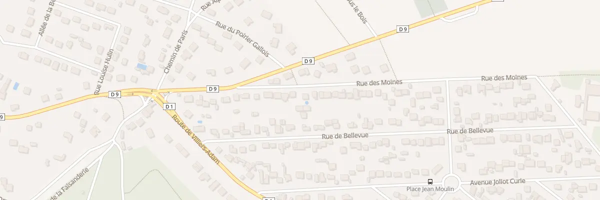 Plan du 16 Rue des Moines à Mériel