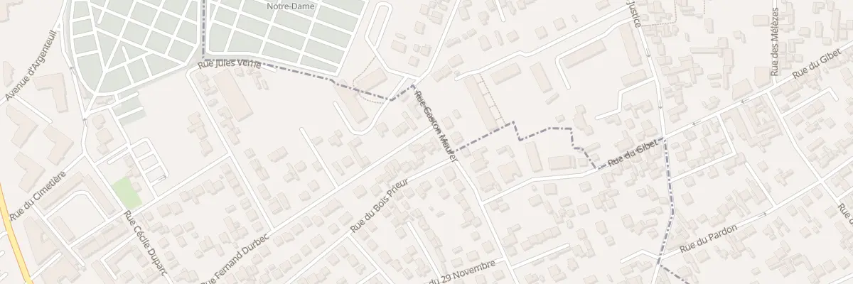Plan du 1 Rue Fernand Durbec à Bezons
