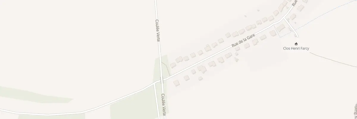 Plan du 48 Rue de la Gare à Bacouel-sur-Selle