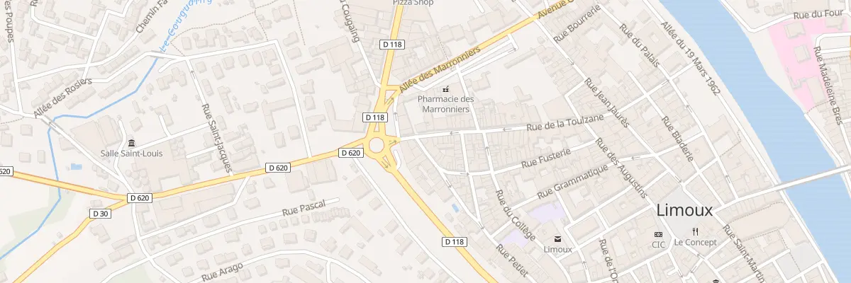 Plan du 57 Rue de la Toulzane à Limoux