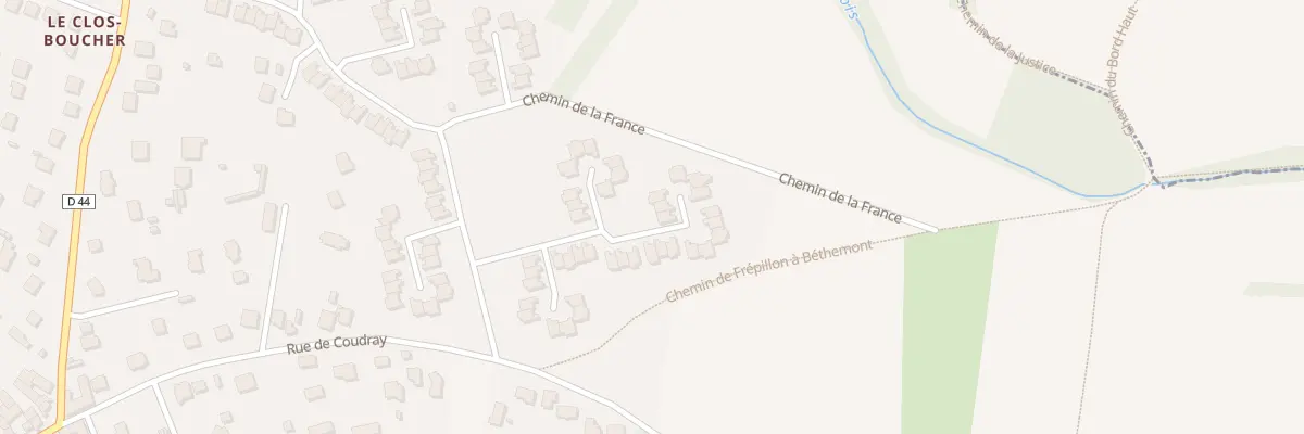 Plan du 20 Rue de la Maltrière à Frépillon
