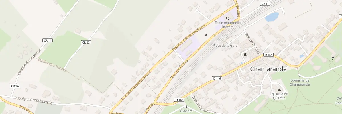 Plan du 13 Rue des Frères Bolifraud à Chamarande