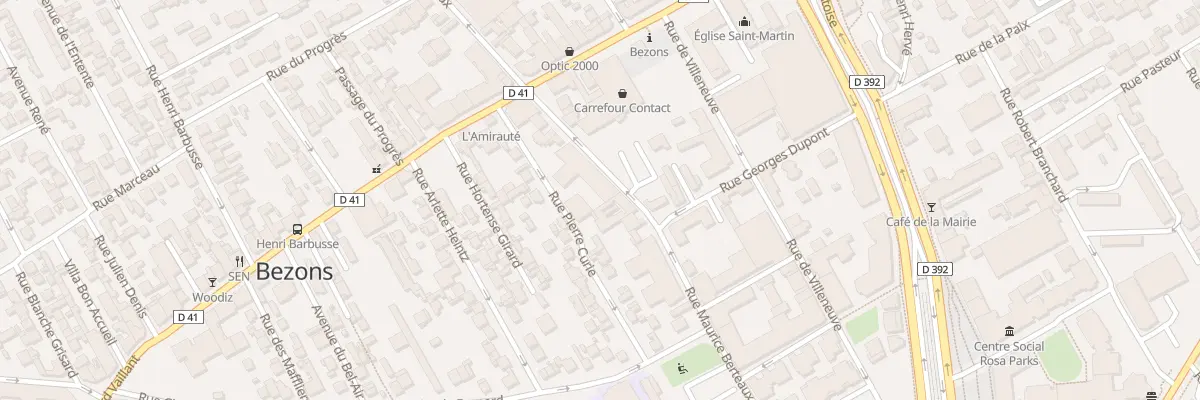 Plan du 65 Rue Maurice Berteaux à Bezons