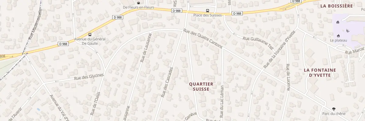 Plan du 4 Rue de Genève à Villebon-sur-Yvette