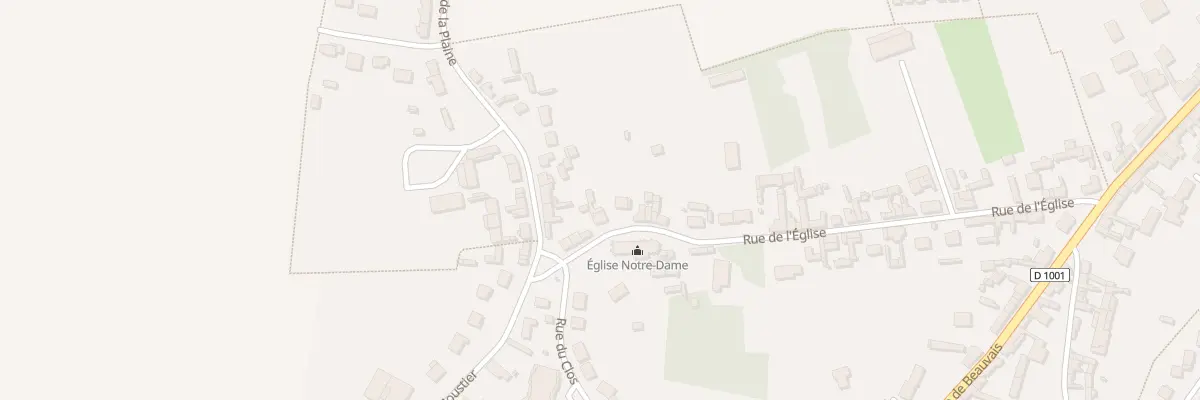 Plan du 42 Rue de l’Eglise à Froissy