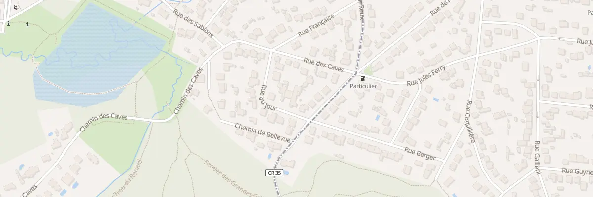 Plan du 2B Rue du Jour à Vauhallan