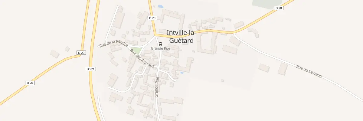 Plan du 14 Gr Grande Rue à Intville-la-Guétard