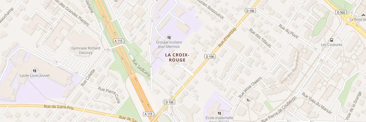 Plan du 104 Rue d’Herblay à Taverny