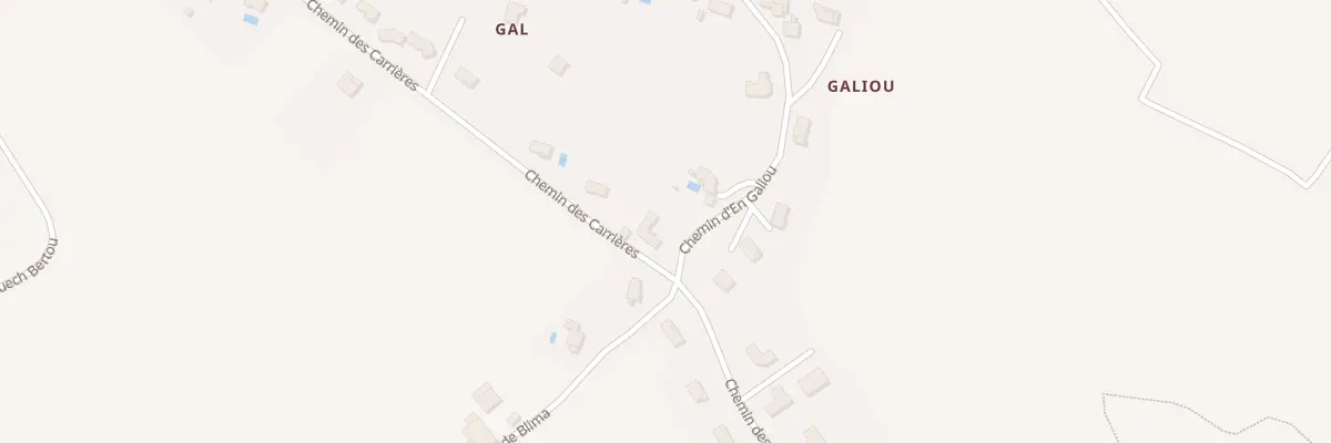 Plan du 1 Che d’En Galiou à Navès
