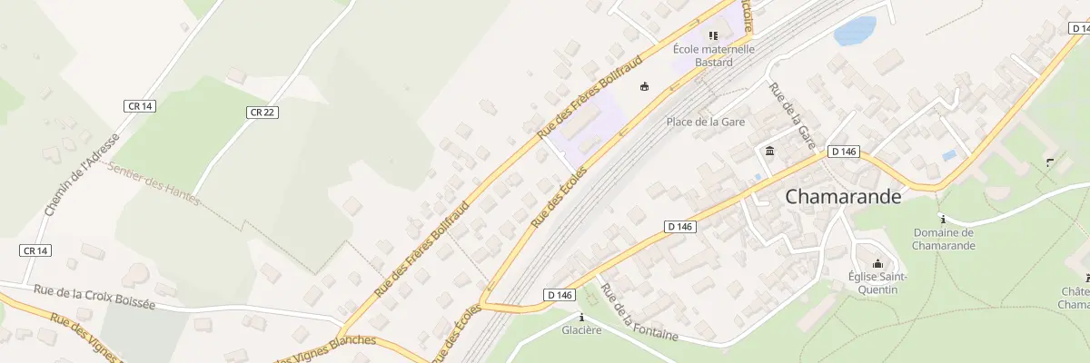 Plan du 16 Rue des Ecoles à Chamarande