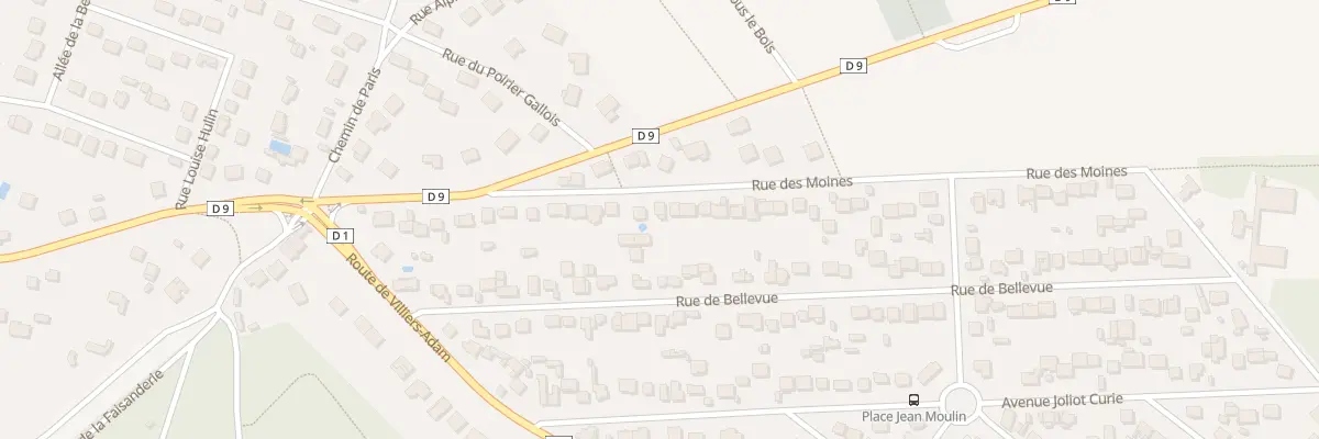 Plan du 20 Rue des Moines à Mériel