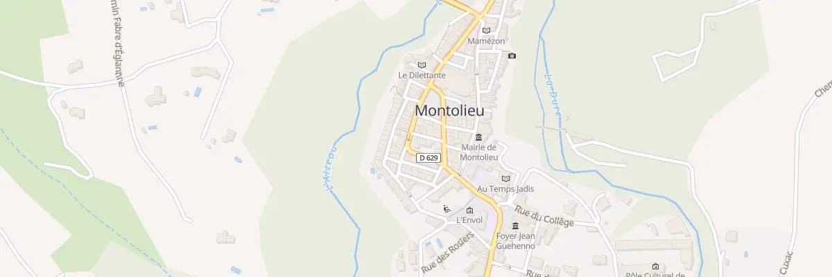 Plan du 2 Rue Bastie à Montolieu