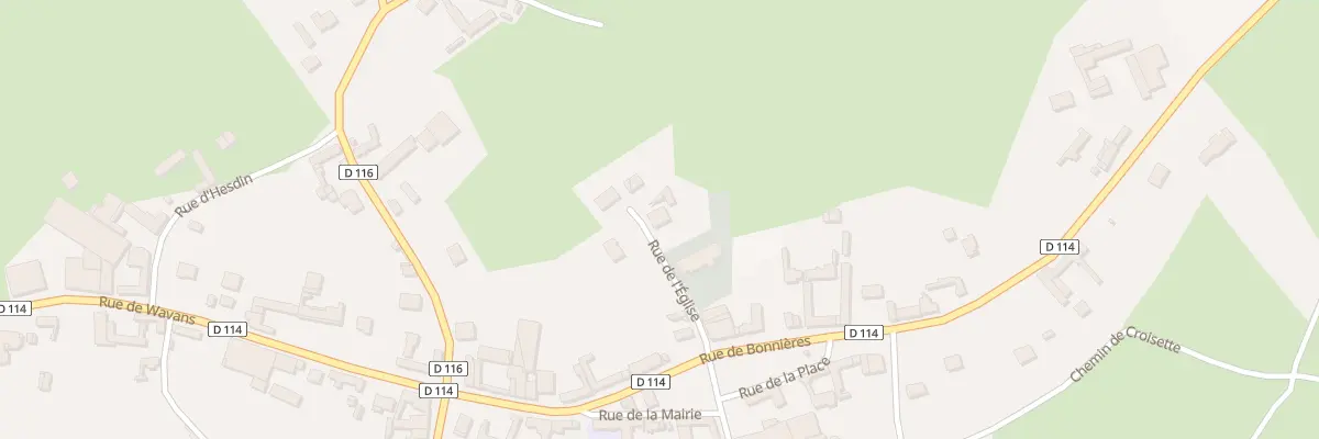 Plan du 3 Rue de l’Eglise à Villers-l’Hôpital