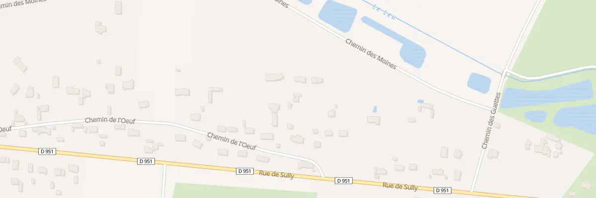 Plan du 45T Che de l’Oeuf à Tigy