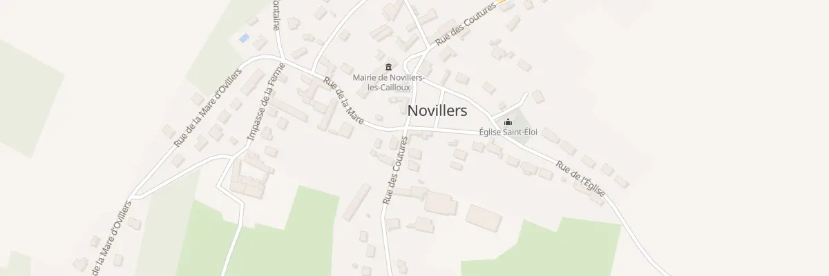 Plan du 205 Rue des Coutures à Novillers